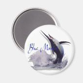 blauwe marlijn magneet (Voorkant / Achterkant)