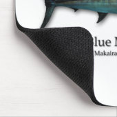 Blauwe marlijn muismat (Hoek)