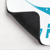 Blauwe marlijn muismat (Hoek)