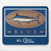 Blauwe marlijn Muismatten (Voorkant)