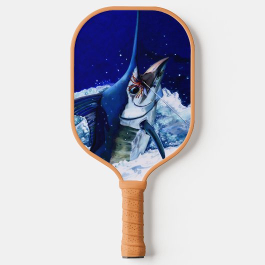 Blauwe Marlijn Pickleball Paddle (Voorkant)