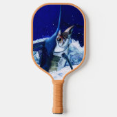 Blauwe Marlijn Pickleball Paddle (Achterkant)