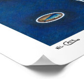 Blauwe marlijn Posters, Prints en Lijsten (Hoek)