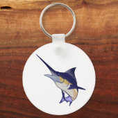 Blauwe marlijn sleutelhanger (Voorkant)