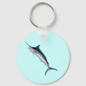 Blauwe marlijn sleutelhanger (Voorkant)