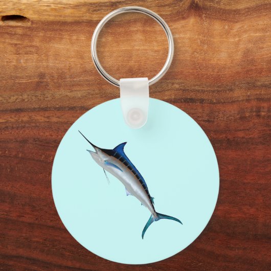 Blauwe marlijn sleutelhanger (Voorkant)