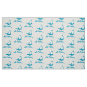Blauwe marlijn stof (Fat Quarter)