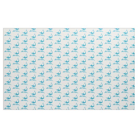 Blauwe marlijn stof (Yard (91,4 cm))