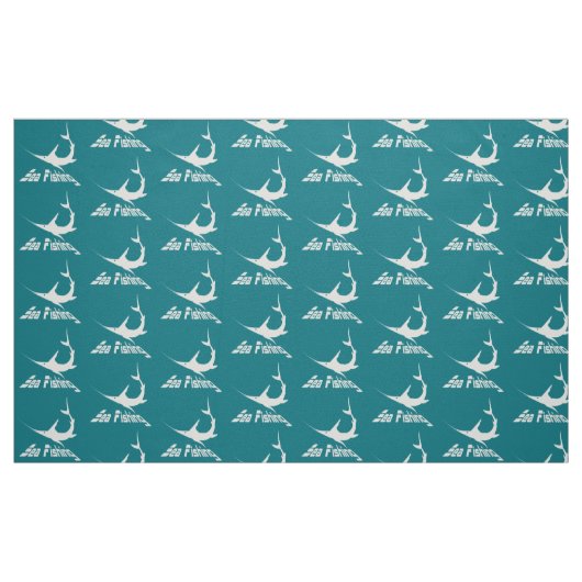 Blauwe marlijn stof (Fat Quarter)
