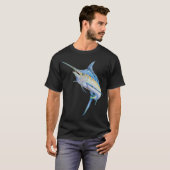Blauwe Marlijn T-shirt (Voorkant volledig)