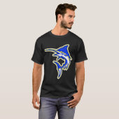 Blauwe marlijn t-shirt (Voorkant volledig)