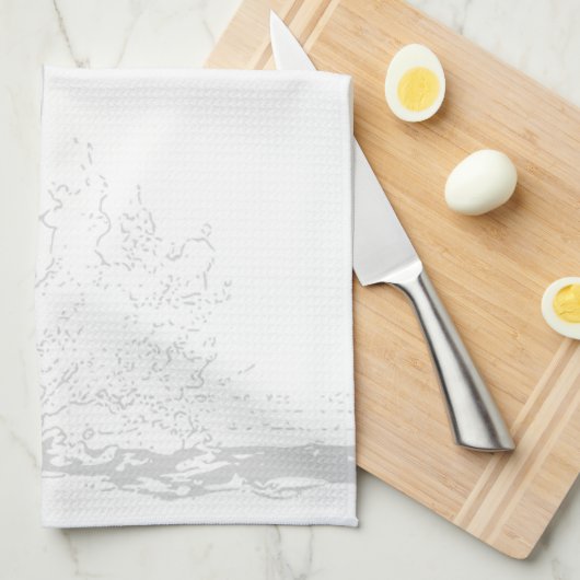 Blauwe Marlijn, Theedoek (Quarter Fold)