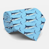 Blauwe Marlin Das in Carolina Blauw (Opgerold)
