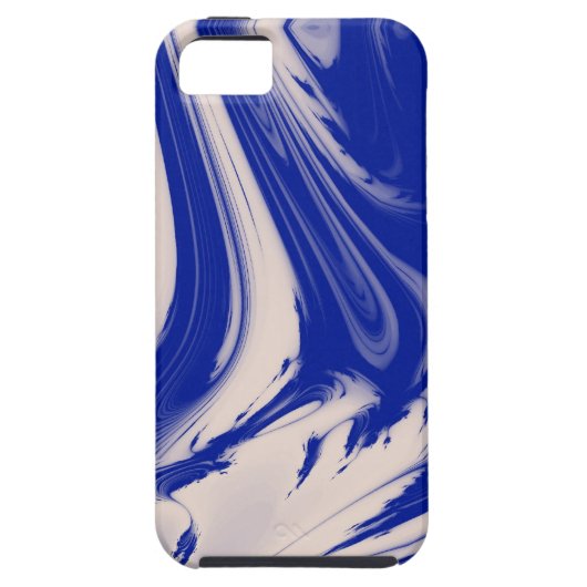 Blauwe marmer 2 Case-Mate iPhone case (Achterkant)