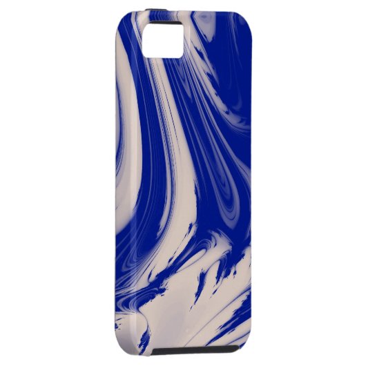 Blauwe marmer 2 Case-Mate iPhone case (Back/Rechts)
