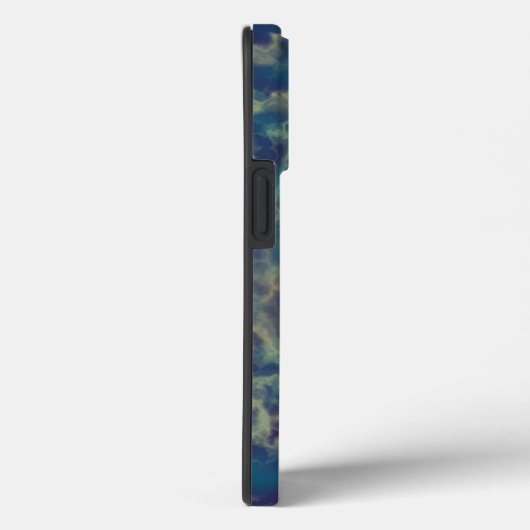 Blauwe Marmer 2 Case-Mate iPhone Case (Achterkant / Rechts)