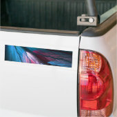 Blauwe marmer Achtergrond Bumpersticker (Op Truck)