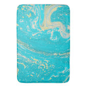 Blauwe marmer badmat (Voorkant Verticaal)