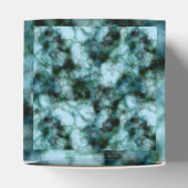 Blauwe marmer bedankdoosjes (Bovenkant)