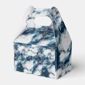 Blauwe marmer bedankdoosjes (Achterkant)