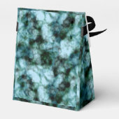 Blauwe marmer bedankdoosjes (Achterkant)