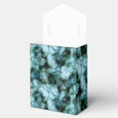 Blauwe marmer bedankdoosjes (Geopend)