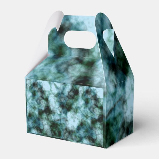 Blauwe marmer bedankdoosjes (Achterkant)