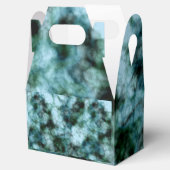 Blauwe marmer bedankdoosjes (Geopend)
