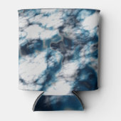 Blauwe marmer blikjeskoeler (Voorkant)