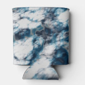 Blauwe marmer blikjeskoeler (Achterkant)