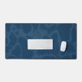 Blauwe marmer bureaumat (Keyboard & Muis)