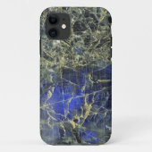 Blauwe marmer Case-Mate iPhone case (Achterkant)