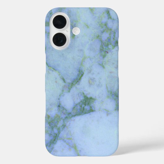 Blauwe marmer Case-Mate iPhone case (Achterkant)