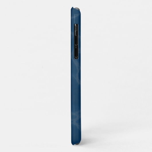 Blauwe marmer Case-Mate iPhone case (Achterkant/links)