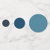 Blauwe marmer confetti (Achterkanten)