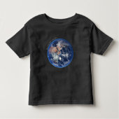 Blauwe marmer Earth, satellietfoto 2014 Kinder Shirts (Voorkant)