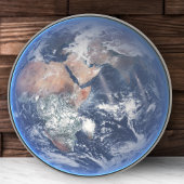 Blauwe marmer Earth, satellietfoto 2014 Zandsteen Onderzetter