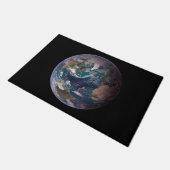 Blauwe marmer Earth (Western Hemisphere) Deurmat (Schuin)