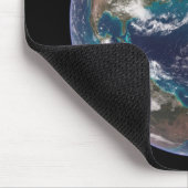 Blauwe marmer Earth (Western Hemisphere) Muismat (Hoek)