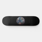 Blauwe marmer Earth (Western Hemisphere) Persoonlijk Skateboard (Horizontaal)