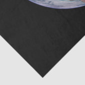 Blauwe marmer Earth (Western Hemisphere) Tissuepapier (Detail)