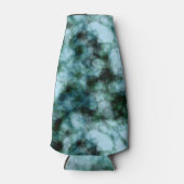 Blauwe marmer flesjeskoeler (Voorkant)