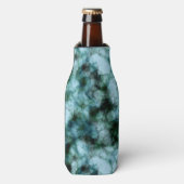 Blauwe marmer flesjeskoeler (Fles Voorkant)