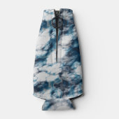 Blauwe marmer flesjeskoeler (Achterkant)