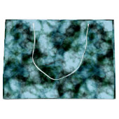 Blauwe marmer groot cadeauzakje (Voorkant)