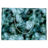Blauwe marmer groot cadeauzakje (Achterkant)