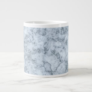 Blauwe marmer grote koffiekop
