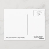 Blauwe marmer_Hij wou dat je hier was Briefkaart (Achterkant)