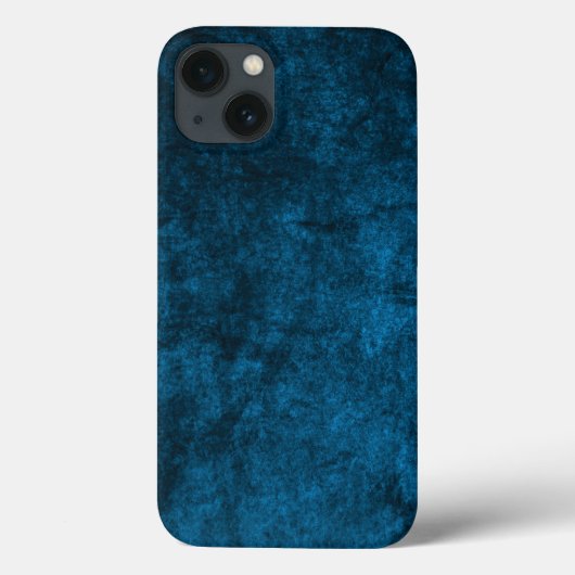 Blauwe marmer Hoesje-Mate Barely daar Apple Case-Mate iPhone Case (Achterkant)