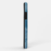 blauwe marmer Hoesje-Mate Tough Apple iPhone Case-Mate iPhone Case (Achterkant/rechts)